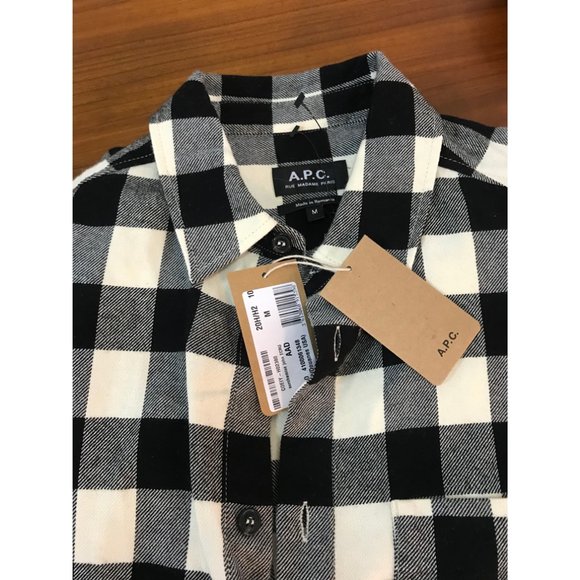 A.P.C. John Check Twill Shirt - Picture 3 of 6